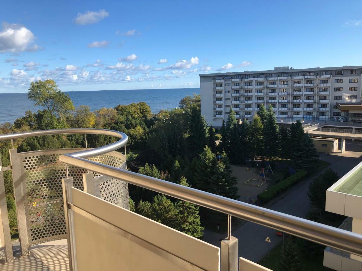 Apartament Ania Z Widokiem Na Morze W Hotelu Arka Kołobrzeg Kültér fotó